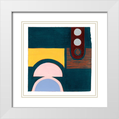 Bewildered III White Modern Wood Framed Art Print with Double Matting by Popp, Grace