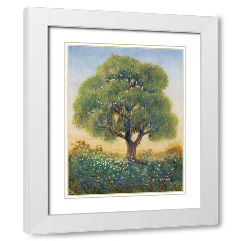 Standing in the Field I White Modern Wood Framed Art Print with Double Matting by OToole, Tim