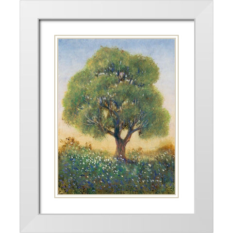 Standing in the Field I White Modern Wood Framed Art Print with Double Matting by OToole, Tim