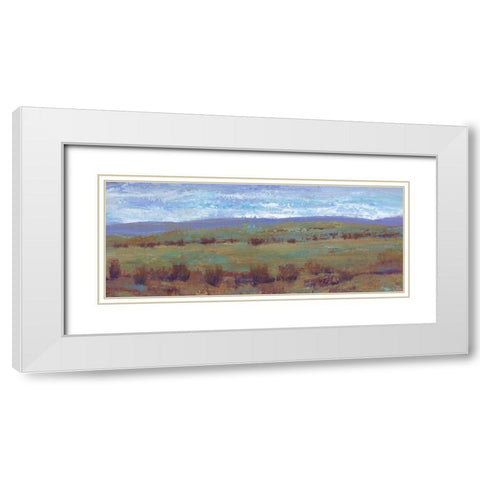 Open Land I White Modern Wood Framed Art Print with Double Matting by OToole, Tim