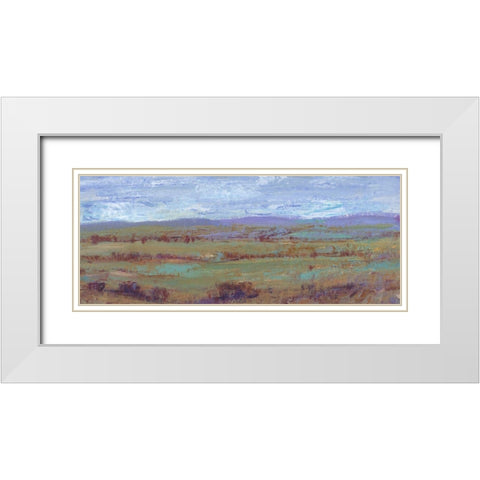 Open Land II White Modern Wood Framed Art Print with Double Matting by OToole, Tim