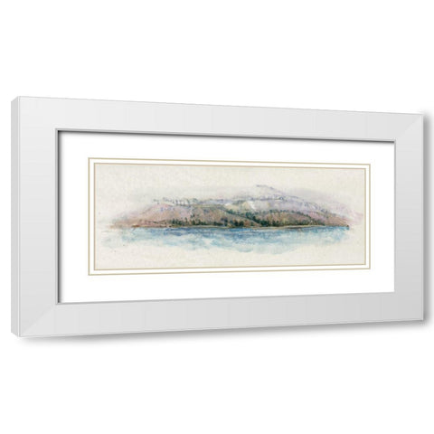 Passing By II White Modern Wood Framed Art Print with Double Matting by OToole, Tim