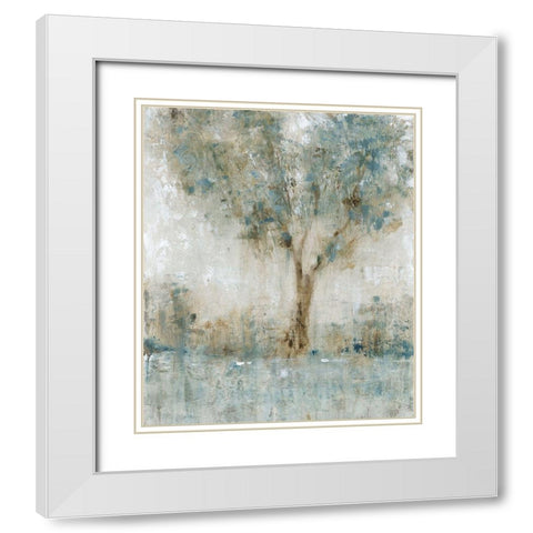 Morning Glow I White Modern Wood Framed Art Print with Double Matting by OToole, Tim