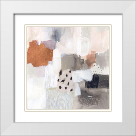 Puddle Jump I White Modern Wood Framed Art Print with Double Matting by Borges, Victoria