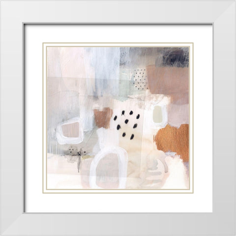 Puddle Jump II White Modern Wood Framed Art Print with Double Matting by Borges, Victoria