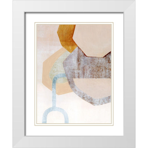 Desert Rockfall II White Modern Wood Framed Art Print with Double Matting by Popp, Grace