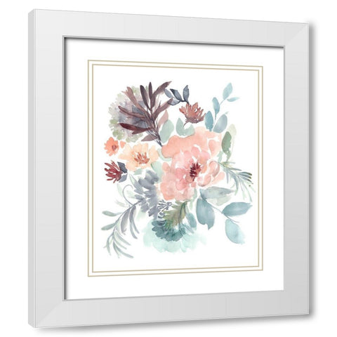 Sweet Display I White Modern Wood Framed Art Print with Double Matting by Goldberger, Jennifer