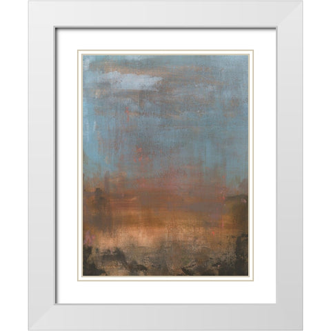 Nogales I White Modern Wood Framed Art Print with Double Matting by Green, Jacob