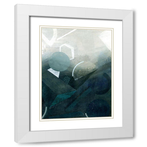 Bathing Beams II White Modern Wood Framed Art Print with Double Matting by Popp, Grace