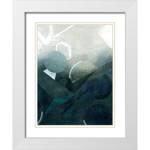 Bathing Beams II White Modern Wood Framed Art Print with Double Matting by Popp, Grace