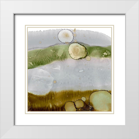 Gold Deposit III White Modern Wood Framed Art Print with Double Matting by Harper, Ethan