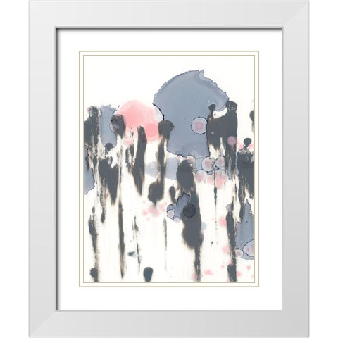 Candied Trees I White Modern Wood Framed Art Print with Double Matting by Harper, Ethan