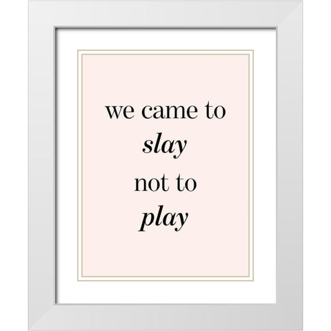 Womxn III White Modern Wood Framed Art Print with Double Matting by Hambly, Anna
