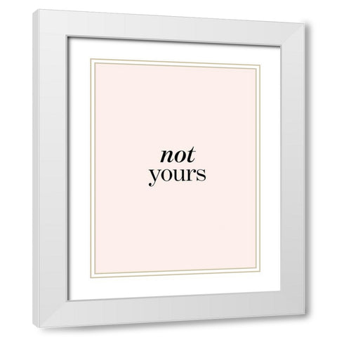 Womxn V White Modern Wood Framed Art Print with Double Matting by Hambly, Anna