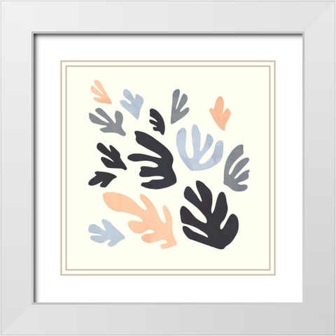 Sway I White Modern Wood Framed Art Print with Double Matting by Scarvey, Emma