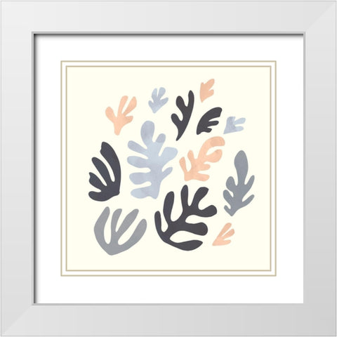 Sway II White Modern Wood Framed Art Print with Double Matting by Scarvey, Emma