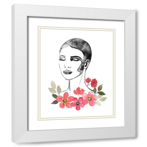 Daydreamer II White Modern Wood Framed Art Print with Double Matting by Popp, Grace
