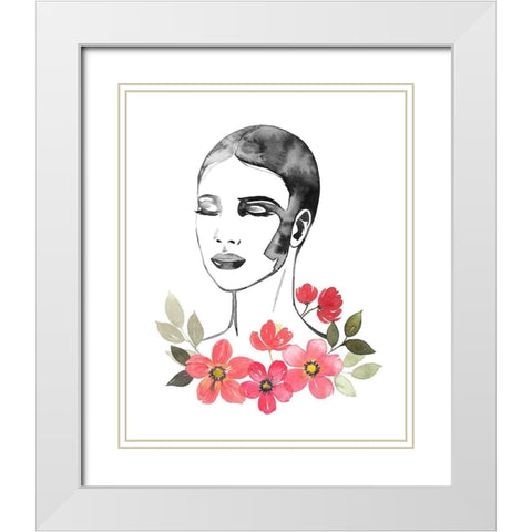 Daydreamer II White Modern Wood Framed Art Print with Double Matting by Popp, Grace