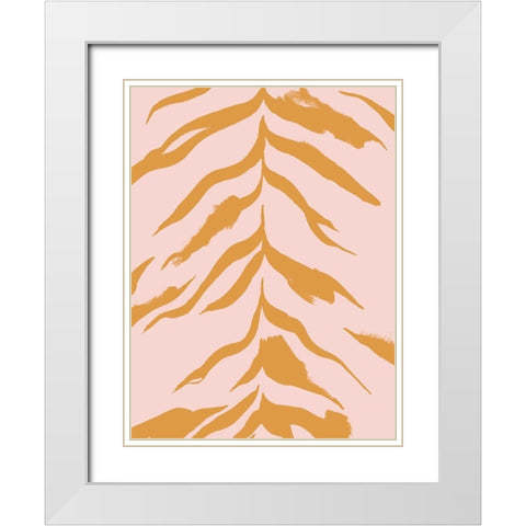 Pastel Predator I White Modern Wood Framed Art Print with Double Matting by Green, Jacob