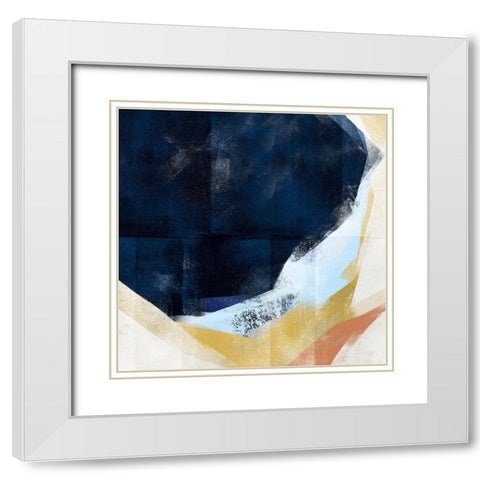 Splunking III White Modern Wood Framed Art Print with Double Matting by Scarvey, Emma