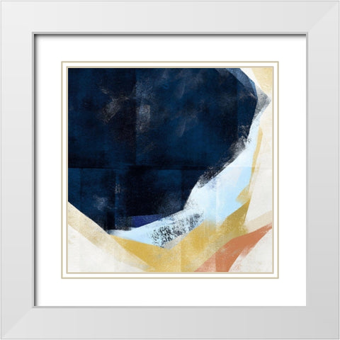 Splunking III White Modern Wood Framed Art Print with Double Matting by Scarvey, Emma