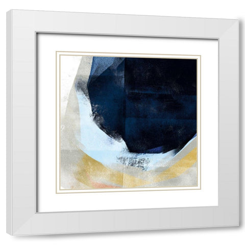 Splunking V White Modern Wood Framed Art Print with Double Matting by Scarvey, Emma