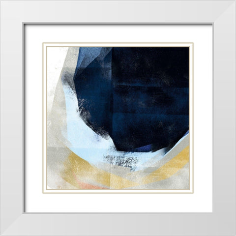 Splunking V White Modern Wood Framed Art Print with Double Matting by Scarvey, Emma