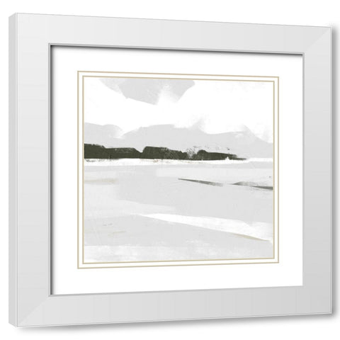 Coastal Haze II White Modern Wood Framed Art Print with Double Matting by Scarvey, Emma