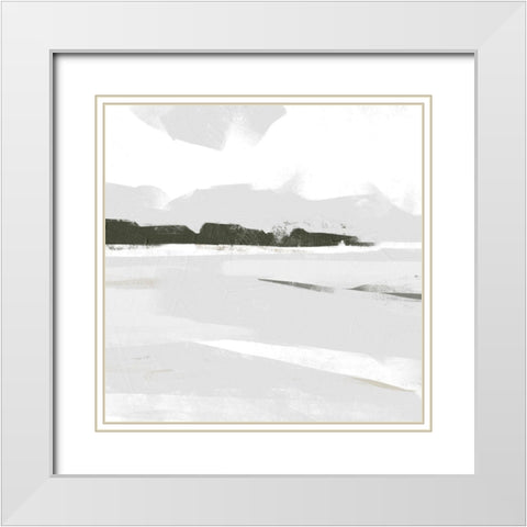 Coastal Haze II White Modern Wood Framed Art Print with Double Matting by Scarvey, Emma