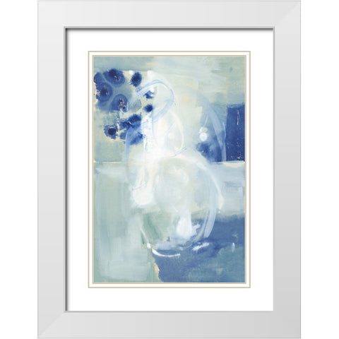 Mystic Objects I White Modern Wood Framed Art Print with Double Matting by Combs, Joyce