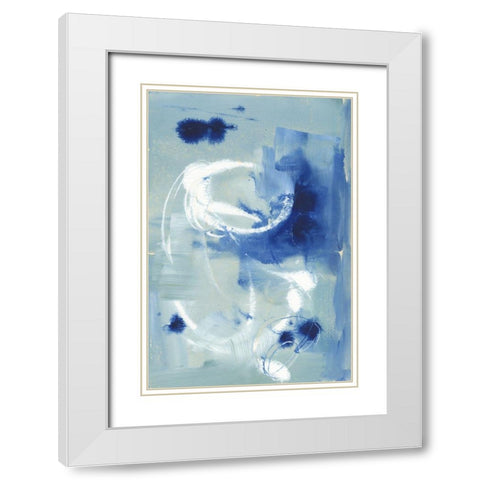 Mystic Objects II White Modern Wood Framed Art Print with Double Matting by Combs, Joyce
