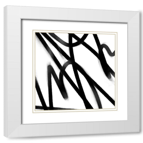 Disarray II White Modern Wood Framed Art Print with Double Matting by Scarvey, Emma