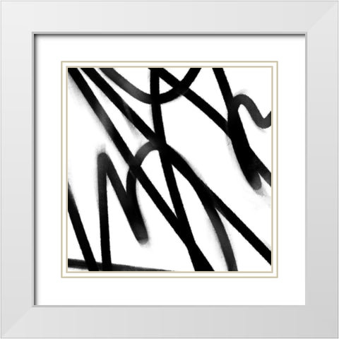 Disarray II White Modern Wood Framed Art Print with Double Matting by Scarvey, Emma