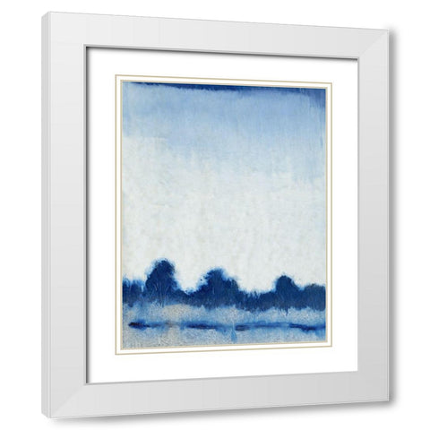 Passing Showers I White Modern Wood Framed Art Print with Double Matting by OToole, Tim