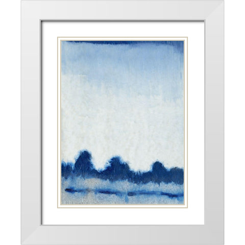 Passing Showers I White Modern Wood Framed Art Print with Double Matting by OToole, Tim