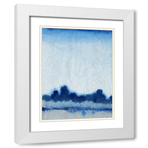 Passing Showers II White Modern Wood Framed Art Print with Double Matting by OToole, Tim