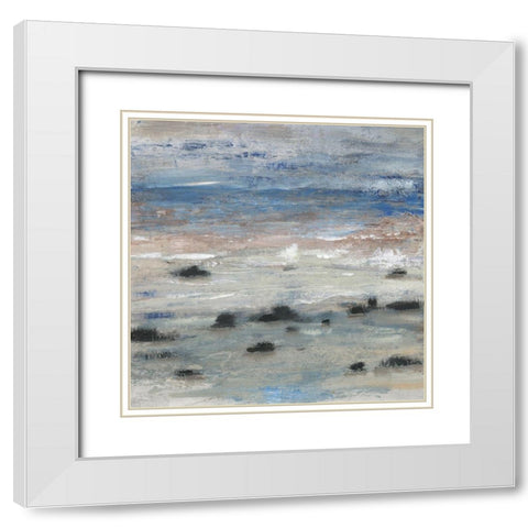 Tempest of the Sea II White Modern Wood Framed Art Print with Double Matting by OToole, Tim