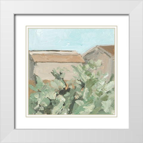 On the Way Home I White Modern Wood Framed Art Print with Double Matting by Wang, Melissa