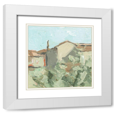 On the Way Home II White Modern Wood Framed Art Print with Double Matting by Wang, Melissa