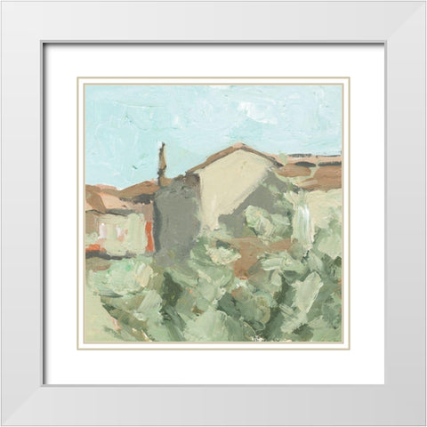 On the Way Home II White Modern Wood Framed Art Print with Double Matting by Wang, Melissa