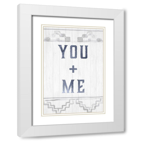 Southwest Home I White Modern Wood Framed Art Print with Double Matting by Studio W
