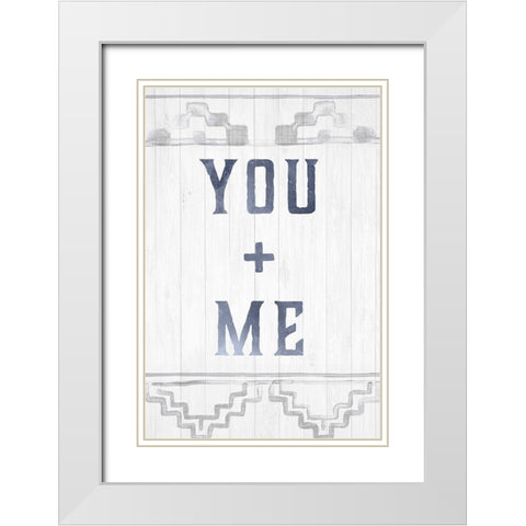 Southwest Home I White Modern Wood Framed Art Print with Double Matting by Studio W