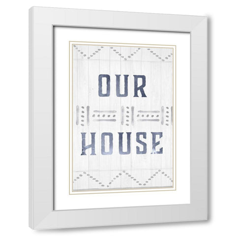 Southwest Home II White Modern Wood Framed Art Print with Double Matting by Studio W