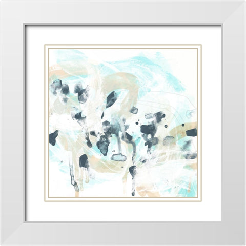 Nautilus Dreams I White Modern Wood Framed Art Print with Double Matting by Vess, June Erica