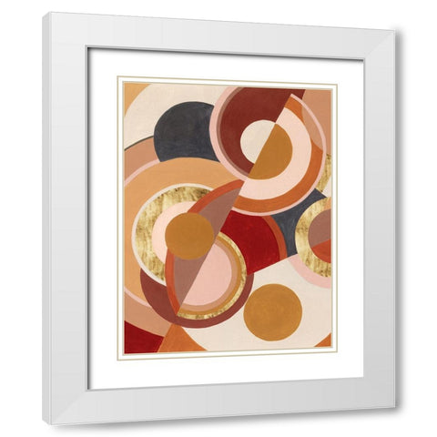 Tectonic Earth I White Modern Wood Framed Art Print with Double Matting by Popp, Grace