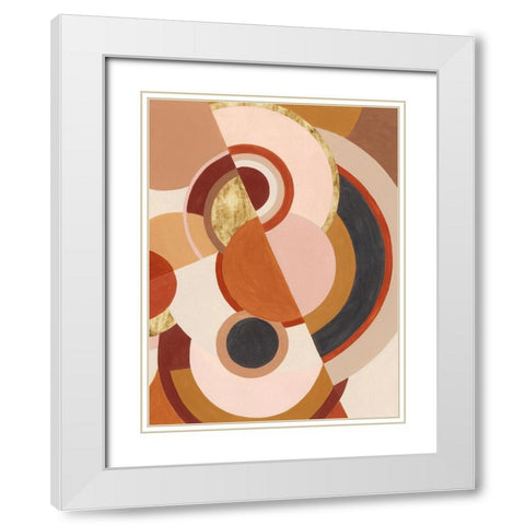 Tectonic Earth II White Modern Wood Framed Art Print with Double Matting by Popp, Grace