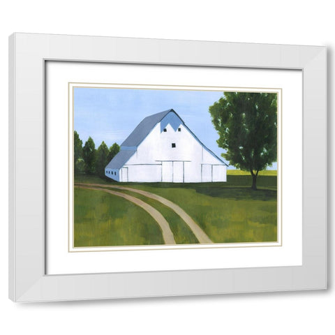 Sunbathed Stead I White Modern Wood Framed Art Print with Double Matting by Popp, Grace