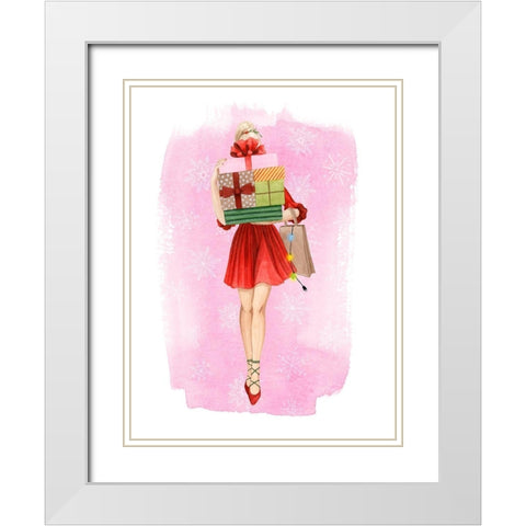 Mary Ann Bright II White Modern Wood Framed Art Print with Double Matting by Popp, Grace