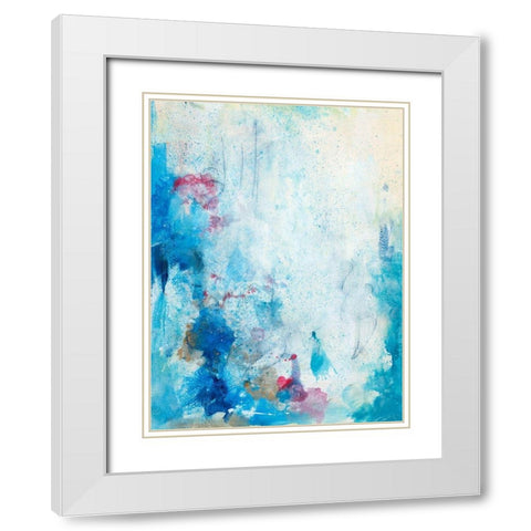 In the Mist I White Modern Wood Framed Art Print with Double Matting by Combs, Joyce