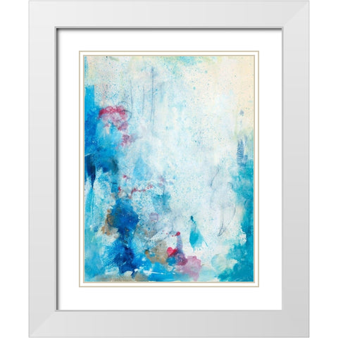 In the Mist I White Modern Wood Framed Art Print with Double Matting by Combs, Joyce